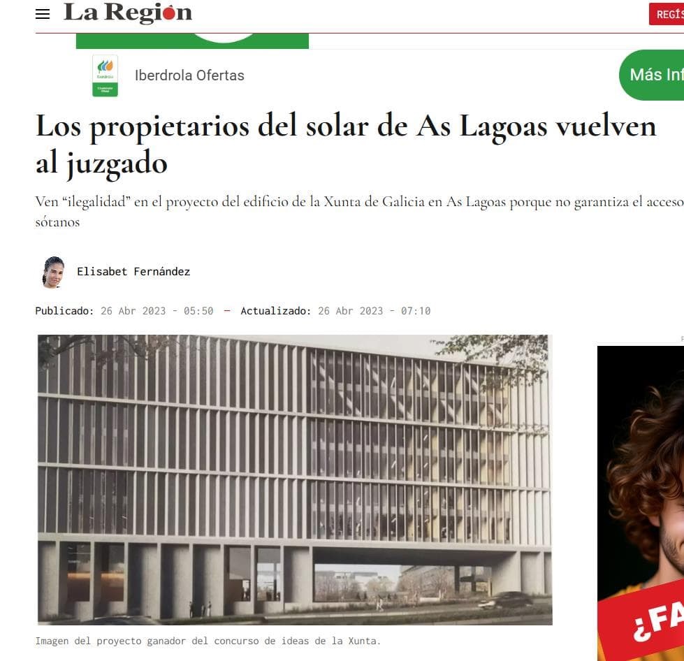 Los propietarios del solar de As Lagoas vuelven al juzgado