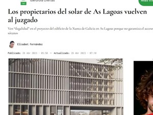 Los propietarios del solar de As Lagoas vuelven al juzgado